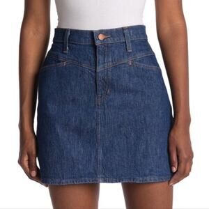 Madewell Novelty Yolk A-Line Stretch Denim Skirt 25